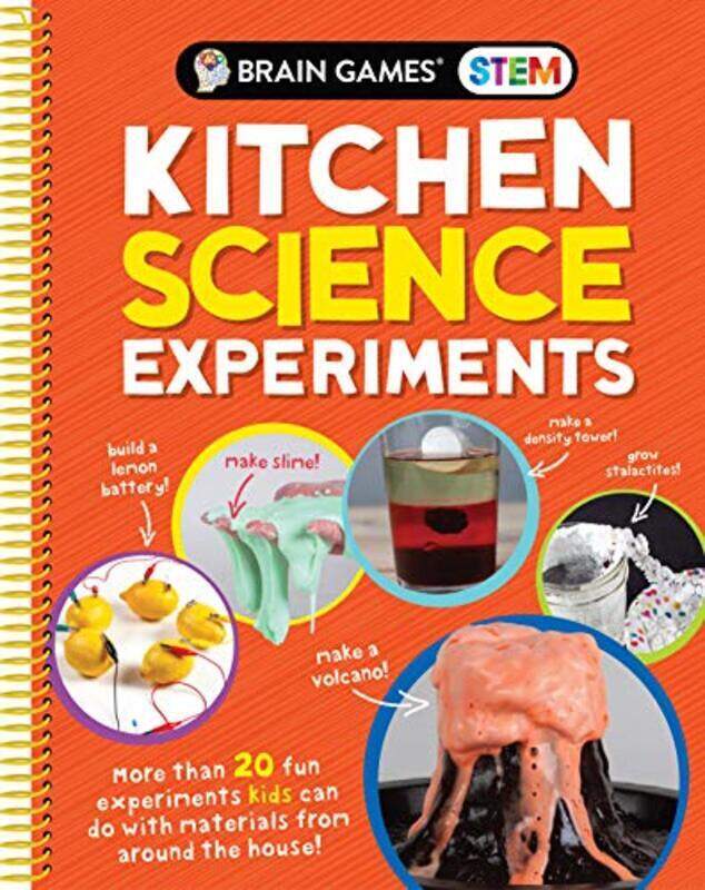 

Brain Games Stem - Kitchen Science Experiments: More Than 20 Fun Experiments Kids Can Do with Materi,Paperback by Publications International Ltd - Bra