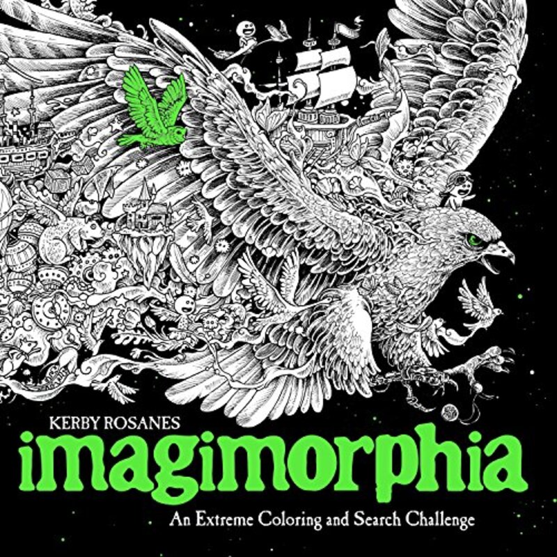 Imagimorphia: An Extreme Coloring and Search Challenge, Paperback Book, By: Kerby Rosanes