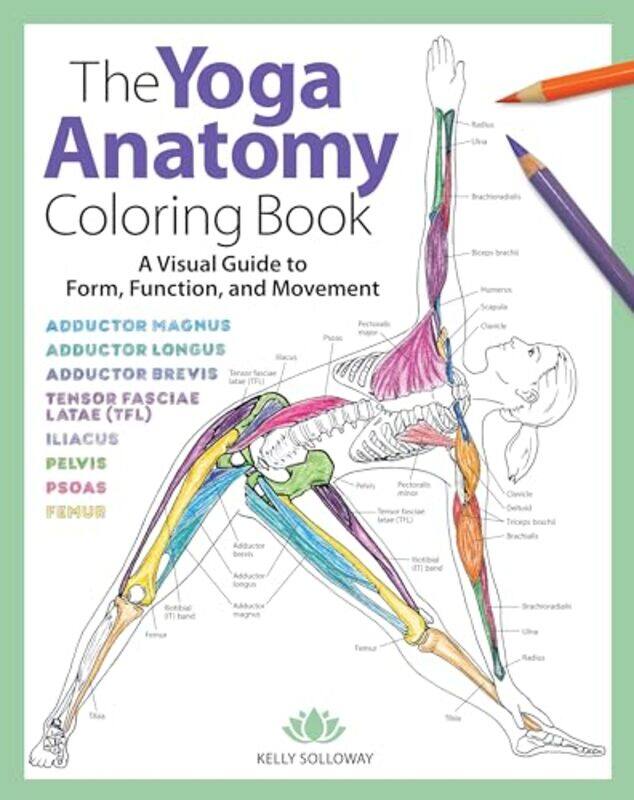 

Yoga Anatomy Coloring Bk By Solloway Kelly - Paperback