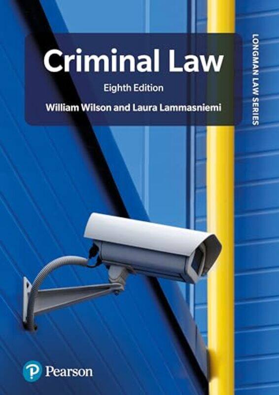 

Criminal Law by Wilson, William - Lammasniemi, Laura - Paperback