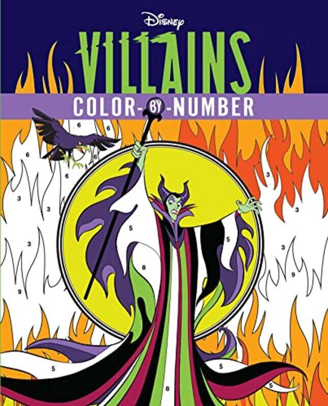 

Disney Villains Color By Number By Thunder Bay - Paperback