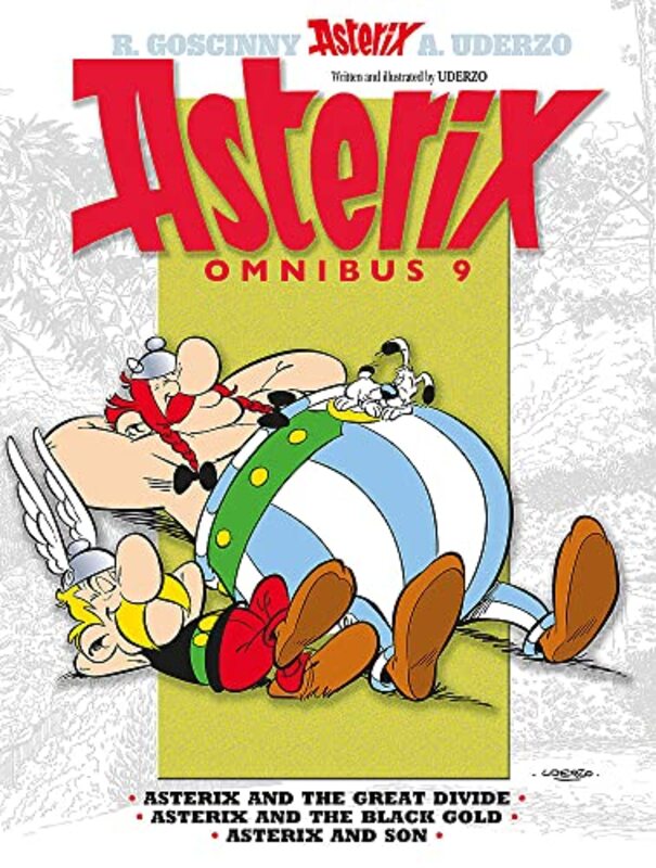 

Asterix: Asterix Omnibus 9: Asterix and The Great Divide, Asterix and The Black Gold, Asterix and So,Hardcover by Uderzo, Albert