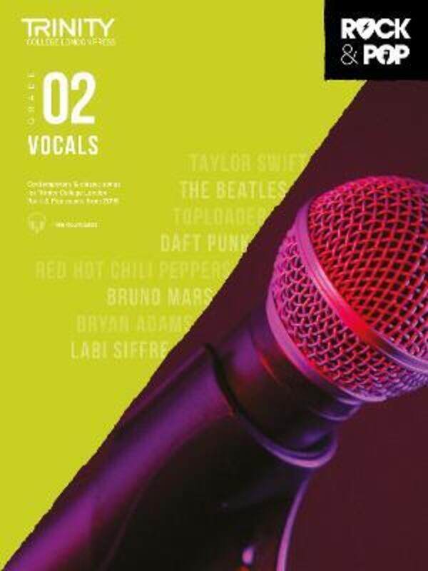 

Trinity College London Rock & Pop 2018 Vocals Grade 2,Paperback,ByHal Leonard Corp