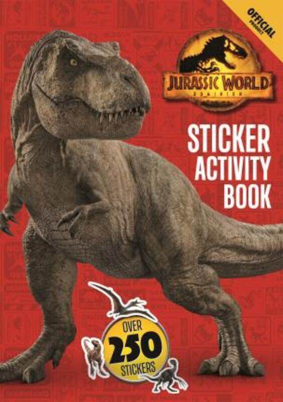 

Official Jurassic World Dominion Sticker Activity Book: Over 250 Stickers.paperback,By :