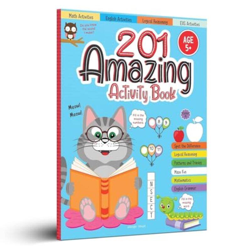 

201 Amazing Activity Book Fun Activities and Puzzles For Children Spot The Difference Logical Re by Wonder House Books - Paperback