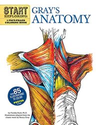 Start Exploring Grays Anatomy A Factfilled Coloring Book by Stark, Freddy-Paperback