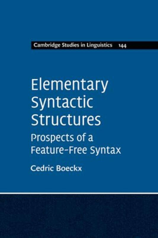 

Elementary Syntactic Structures by Diana SammataroAlphonse Avitabile-Paperback