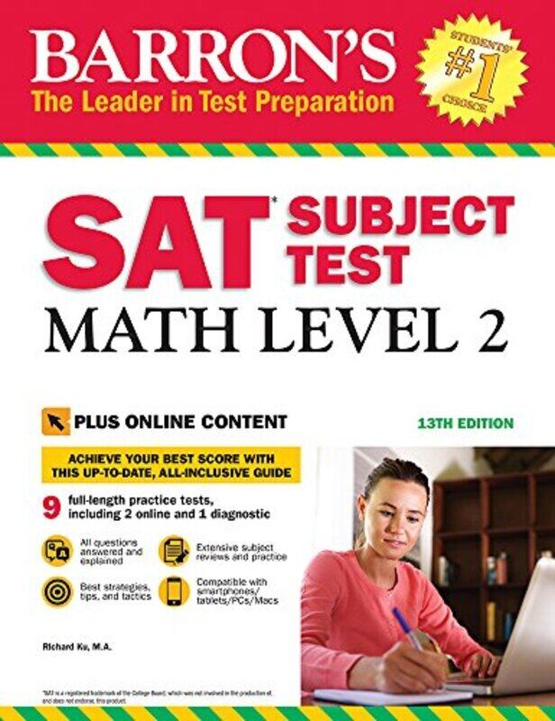 

SAT Subject Test: Math Level 2 with Online Tests