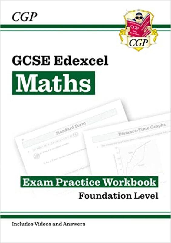 

New GCSE Maths Edexcel Exam Practice Workbook: Foundation - includes Video Solutions and Answers , Paperback by CGP Books - CGP Books