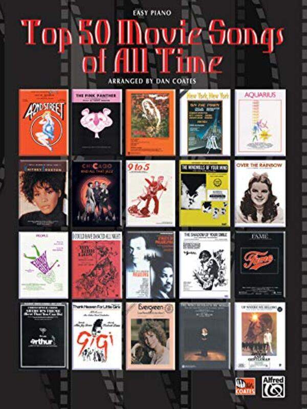 

Top 50 Movie Songs Of All Time By Coates Dan - Paperback