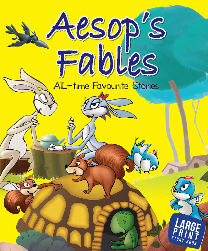 Aesops Fables: All Time Favourite Stories: Large Print, Hardcover Book, By: Om Books Editorial Team