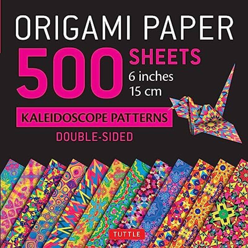 

Origami Paper 500 Sheets Kaleidoscope Patterns 6 15 Cm Tuttle Origami Paper Highquality Double By Tuttle Publishing Paperback