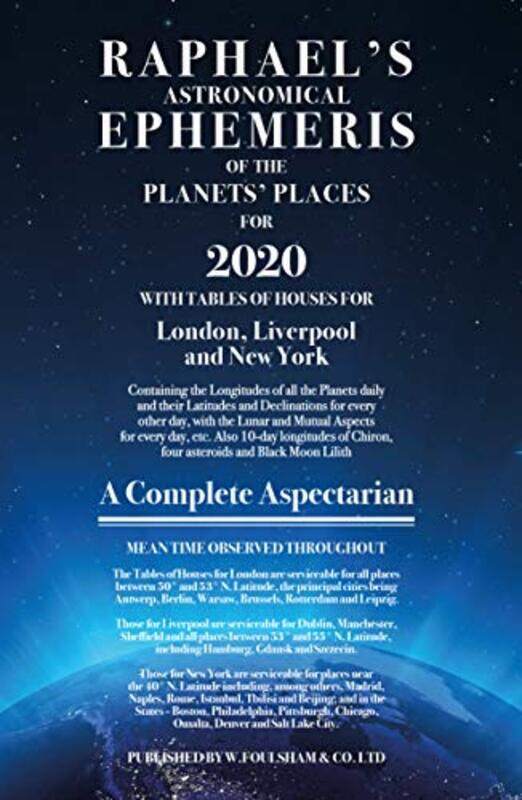 

Raphaels Ephemeris 2020 by Caroline Jones-Paperback