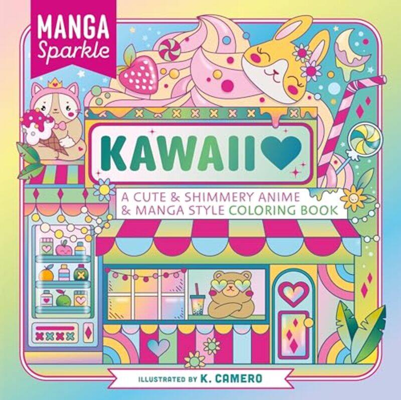 

Manga Sparkle Kawaii by K Camero-Paperback