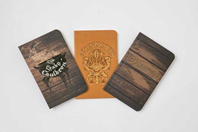 

Harry Potter: Diagon Alley Pocket Journal Collection: Set of 3, Paperback Book, By: Insight Editions