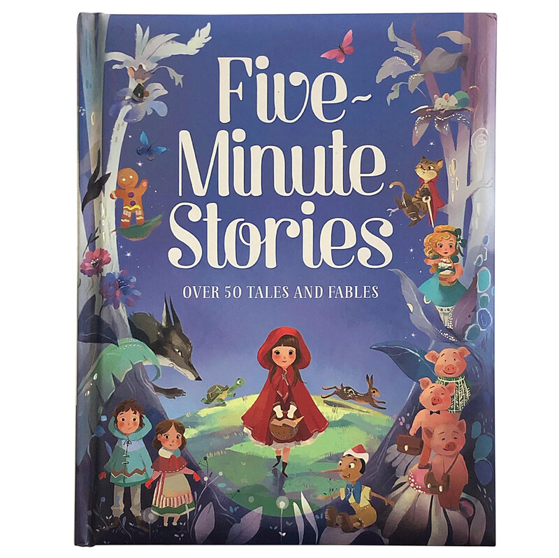 

Five Minute Stories Over 50 Tales & Fables, Hardcover Book, By: Cottage Door Press