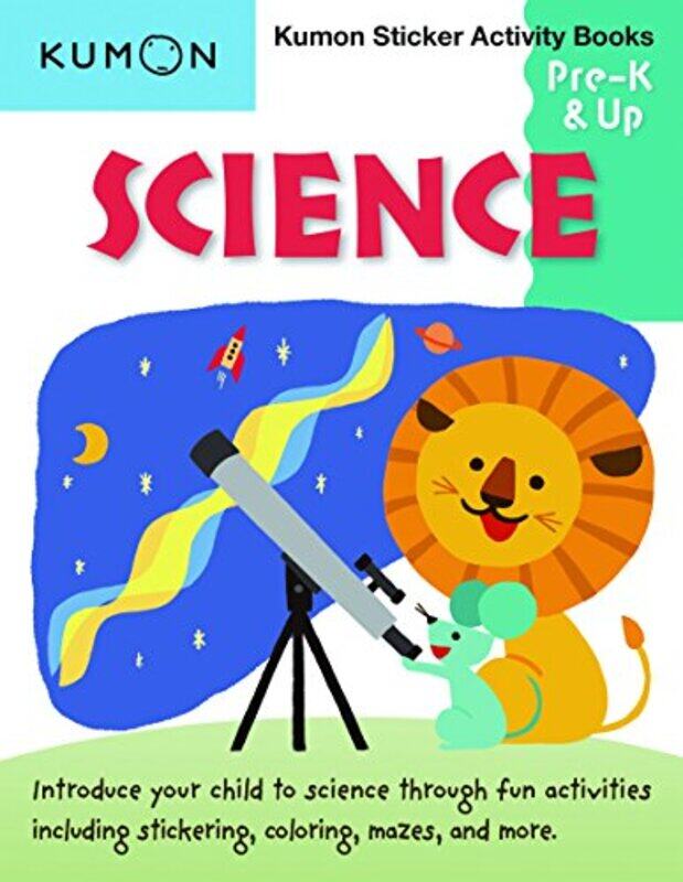 

Science Pre K and Up Sticker Activity Book -Paperback