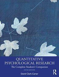 Quantitative Psychological Research by David University of Staffordshire Clark-Carter-Paperback