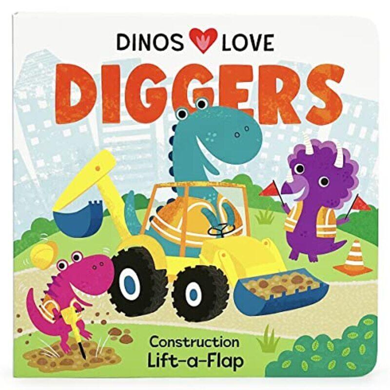 

Dinos Love Diggers: Construction Lift-A-Flap , Paperback by Cottage Door Press - Redwing, Pterry - Sheldon, Christine