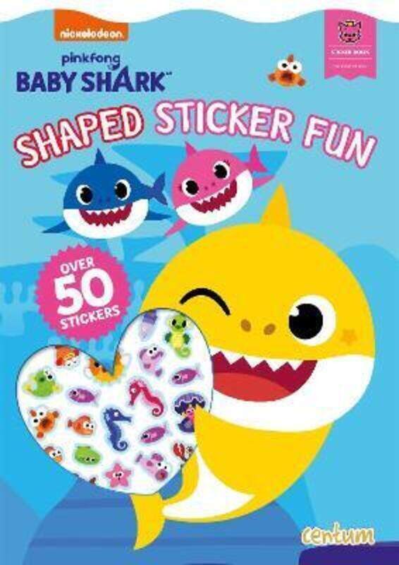 

Baby Shark Shaped Sticker Fun ,Paperback By Various