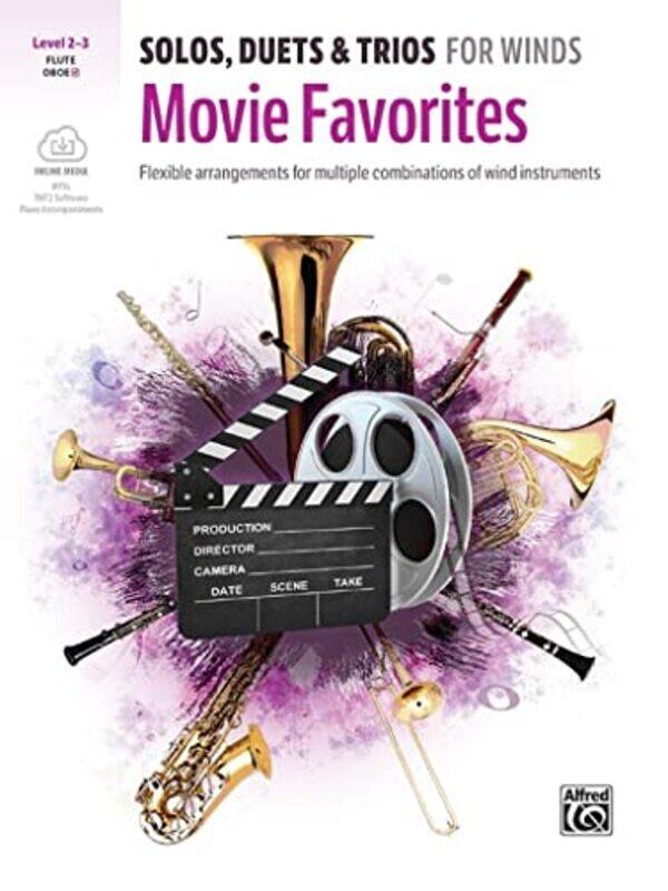 

Solos Duets And Trios For Winds Movie Favo By Flute & Oboe - Paperback