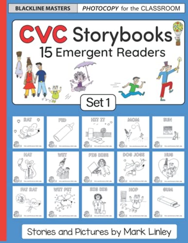 CVC Storybooks: SET 1: Teacher Edition , Paperback by Linley, Mark