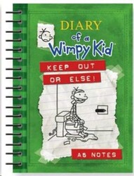 A6 WIRO NOTEBOOK - DIARY OF A WIMPY KID GREEN, By: Robert Frederick