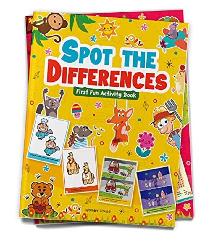 Spot The Difference : First Fun Activity Books For Kids , Paperback by Wonder House Books
