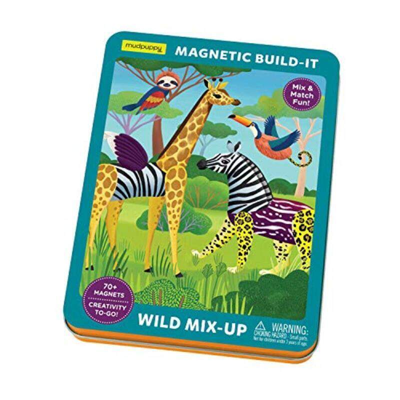 

Wild Mixup Magnetic Buildit By Mudpuppy Paperback