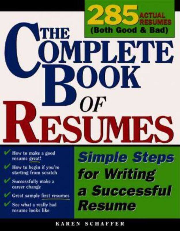 

The Complete Book of Resumes.paperback,By :Karen Schaffer