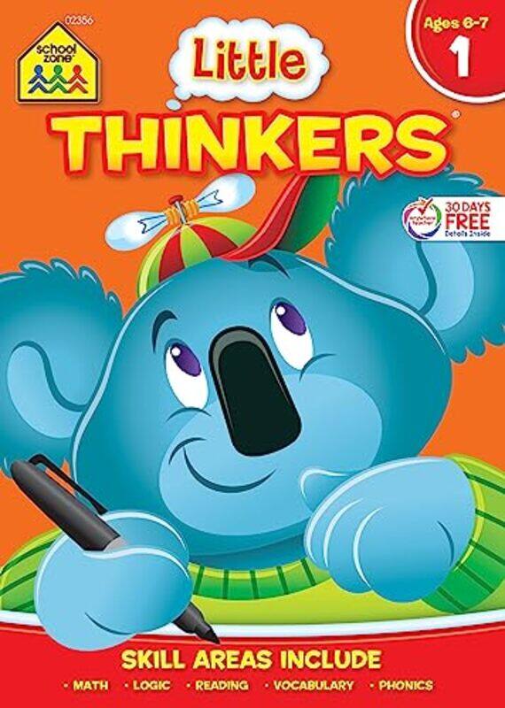 

Little Thinkers First Grade Deluxe Edition Workbook,Paperback,by:School Zone