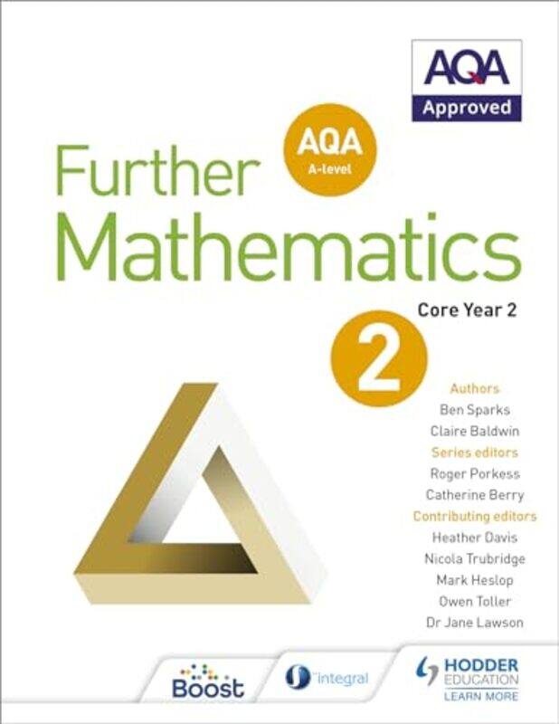 

AQA A Level Further Mathematics Core Year 2 by Ben SparksClaire Baldwin-Paperback