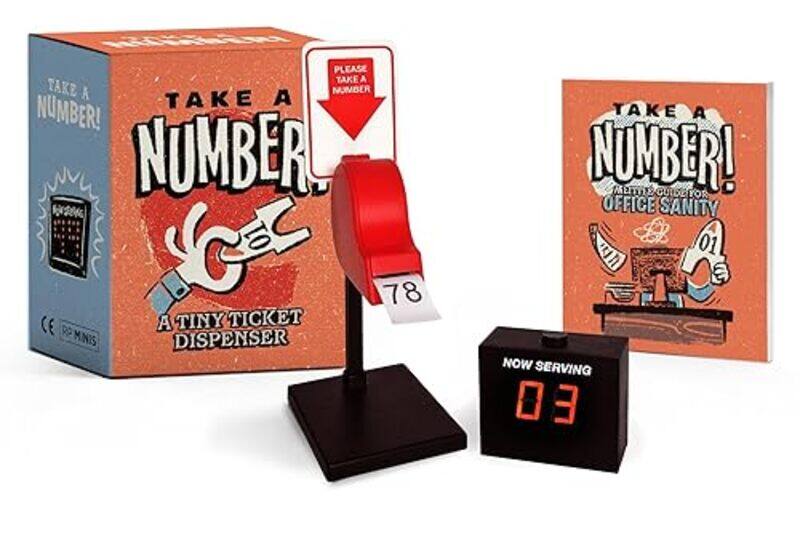 

Take a Number!: A Tiny Ticket Dispenser Paperback by Thomas, Mollie