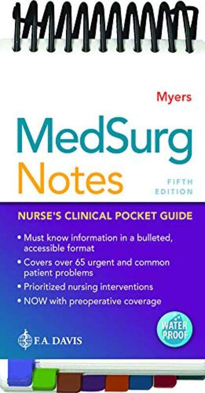 

MedSurg Notes: Nurses Clinical Pocket Guide,Paperback by Myers, Ehren