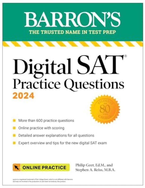 

Digital Sat Practice Questions 2024 More By Geer Philip - Paperback