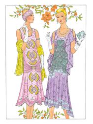 Creative Haven Jazz Age Fashions Coloring Book, Paperback Book, By: Ming-Ju Sun