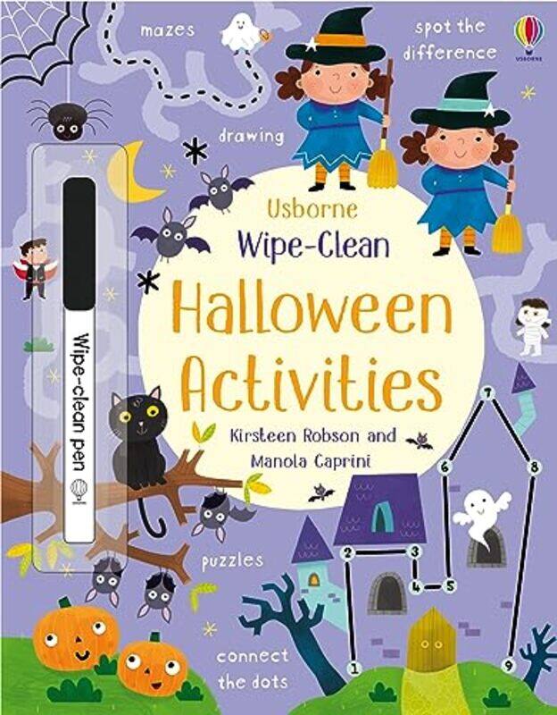 

WipeClean Halloween Activities Paperback by Robson, Kirsteen - Caprini, Manola