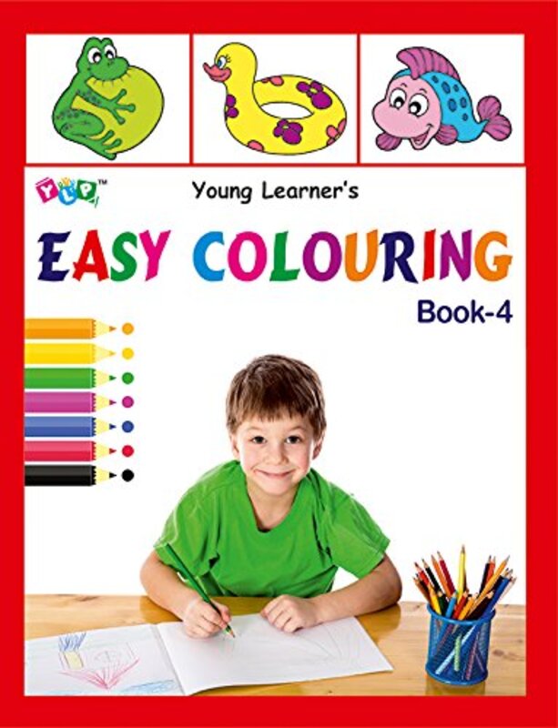 Easy Colouring Book - 4 , Paperback by Young Learner Publication