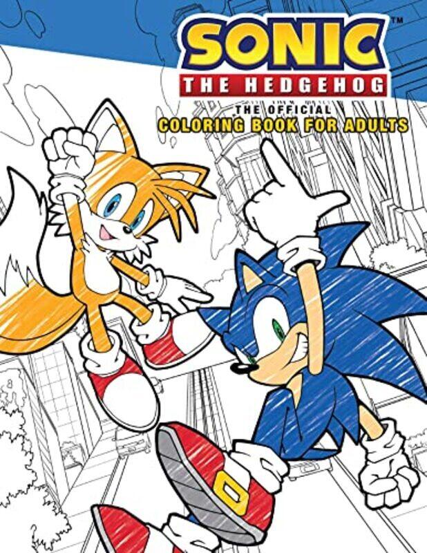 

Sonic The Hedgehog The Official Adult Coloring Book By Insight Editions Paperback