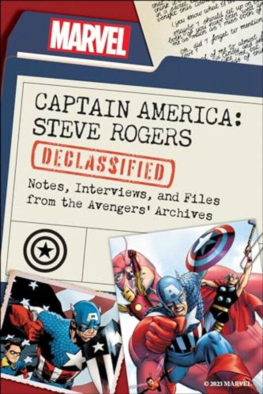 

Captain America Steve Rogers Declassified Notes Interviews And Files From The Avengers Archives By Ward, Dayton - Dilmore, Kevin - Marvel Comics Paper