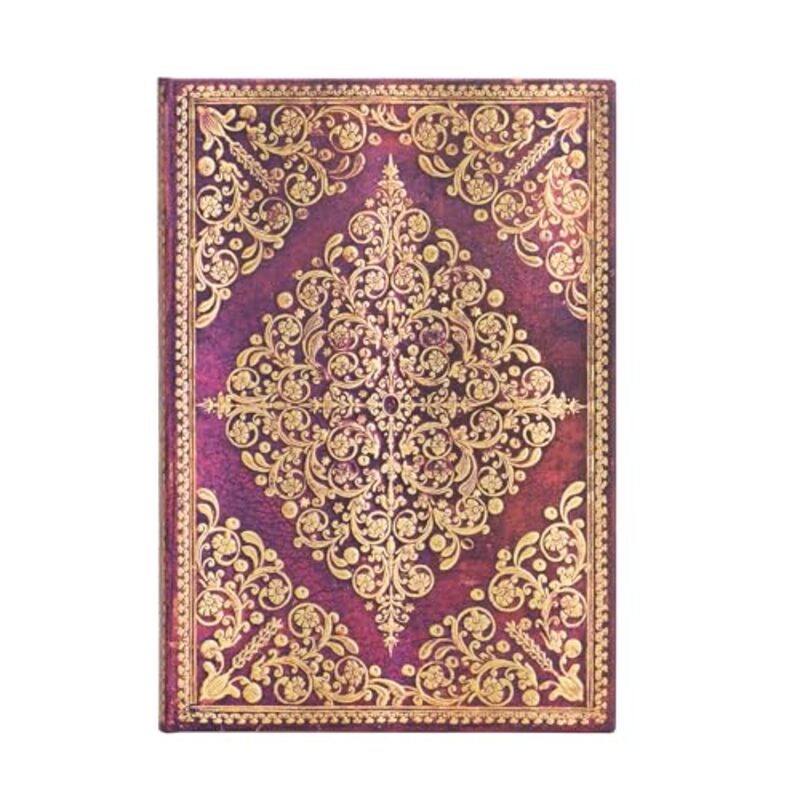 Viola Diamond Rosette Midi Unlined Hardcover Journal by Ruth Owen-Hardcover