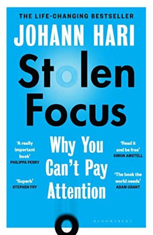 

Stolen Focus The Surprising Reason You Cant Pay Attention Hari, Johann Paperback