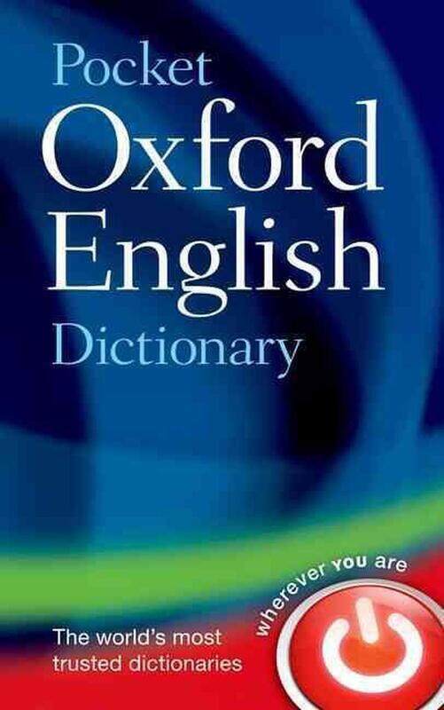 

Pocket Oxford English Dictionary, Hardcover Book, By: Oxford University Press