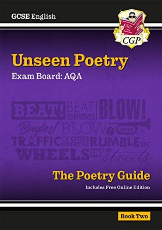 

GCSE English AQA Unseen Poetry Guide - Book 2 includes Online Edition , Paperback by CGP Books - CGP Books