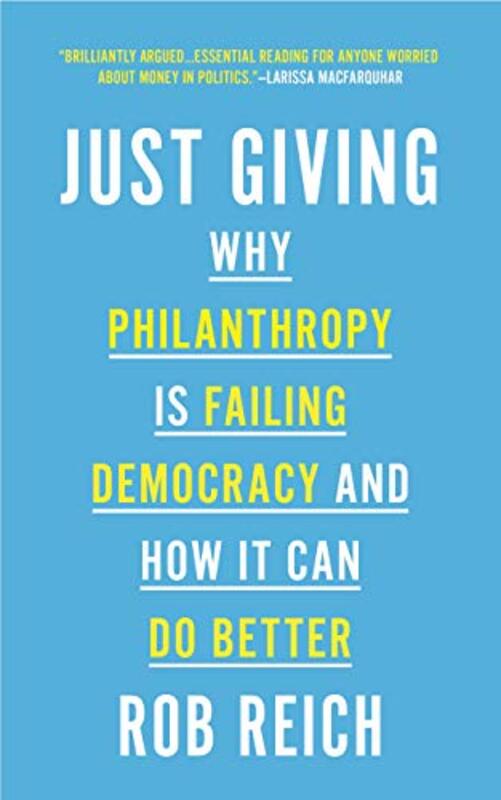 Just Giving by Rob Reich-Paperback