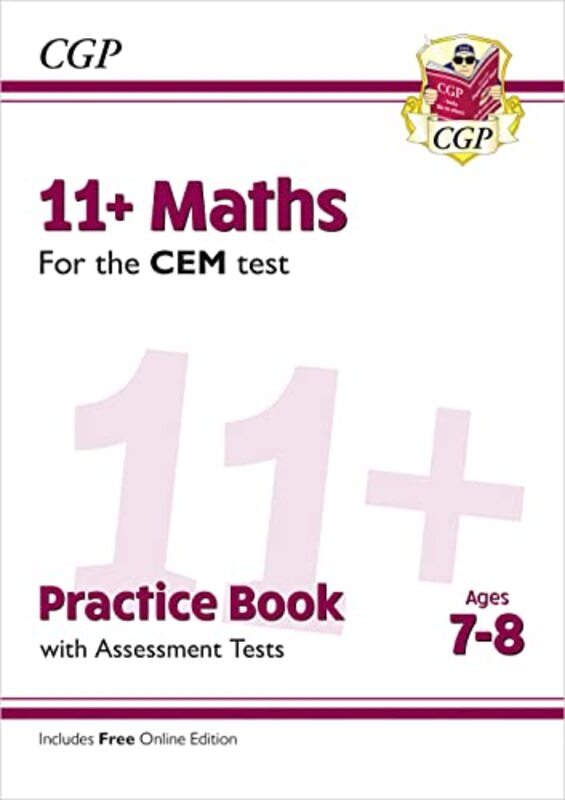 11+ Cem Maths Practice Book & Assessment Tests Ages 78 With Online Edition By CGP Books - CGP Books Paperback