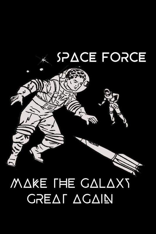 

Space Force - Make The Galaxy Great Again: Cornell Notes Notebook - Gag Gift - For Writers, Students