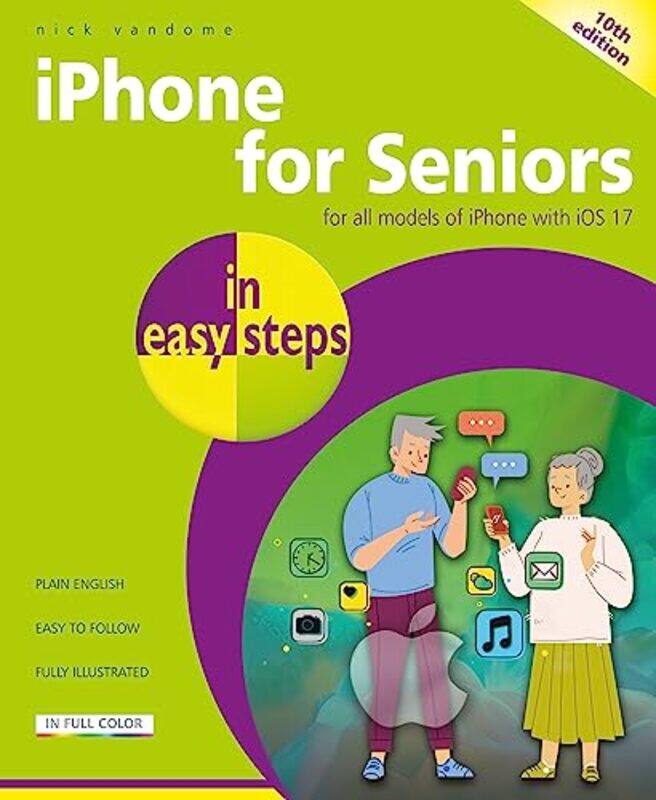 

iPhone for Seniors in easy steps by Raymond Author Brown-Paperback