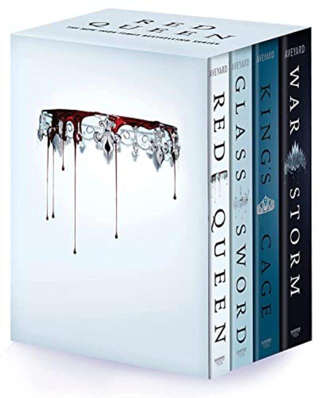 

Red Queen 4Book Paperback Box Set Red Queen Glass Sword Kings Cage War Strom By Aveyard Victoria Paperback