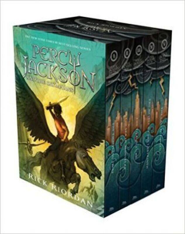 

Percy Jackson & the Olympians Boxed Set, Hardcover Book, By: Rick Riordan